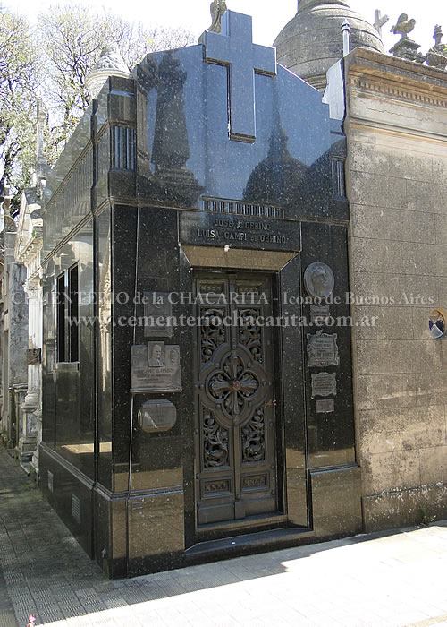 B&oacute;veda donde descansa Antonio Berni - Familia: Jose A Gerino - Luisa Campi de Gerino